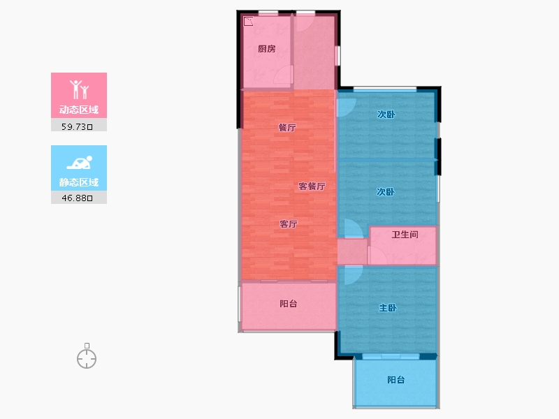 海南省-三亚市-华润石梅湾-99.30-户型库-动静分区