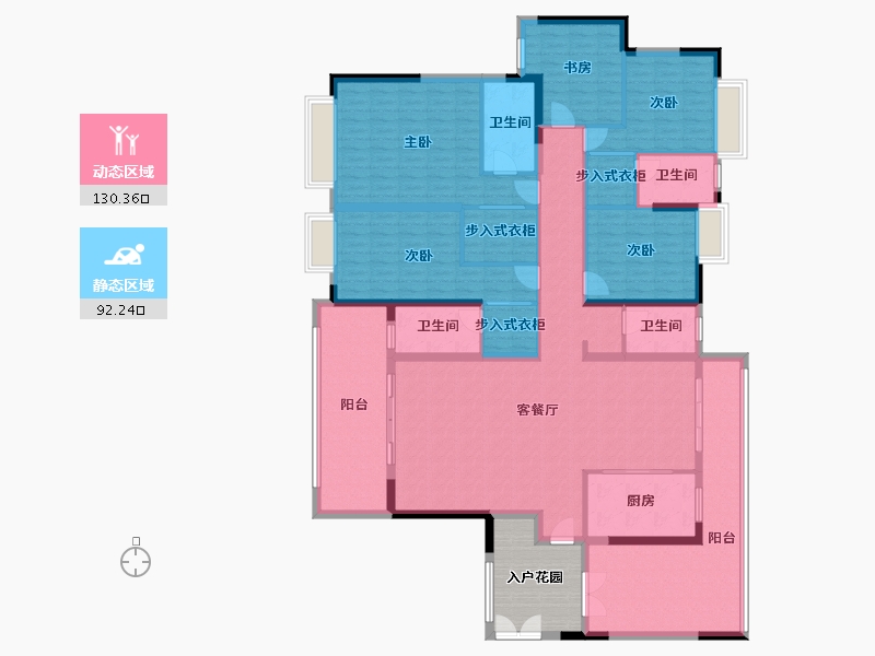 广东省-河源市-泰和龙岸-211.92-户型库-动静分区