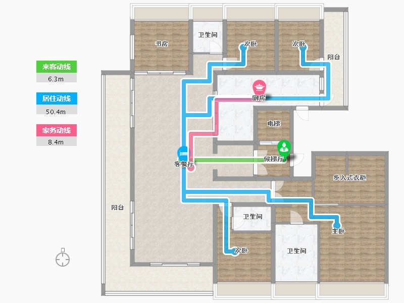 广西壮族自治区-桂林市-兴进漓江壹号-228.83-户型库-动静线