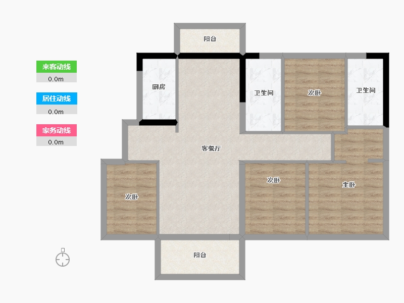 广东省-东莞市-首创禧瑞阅府-87.29-户型库-动静线