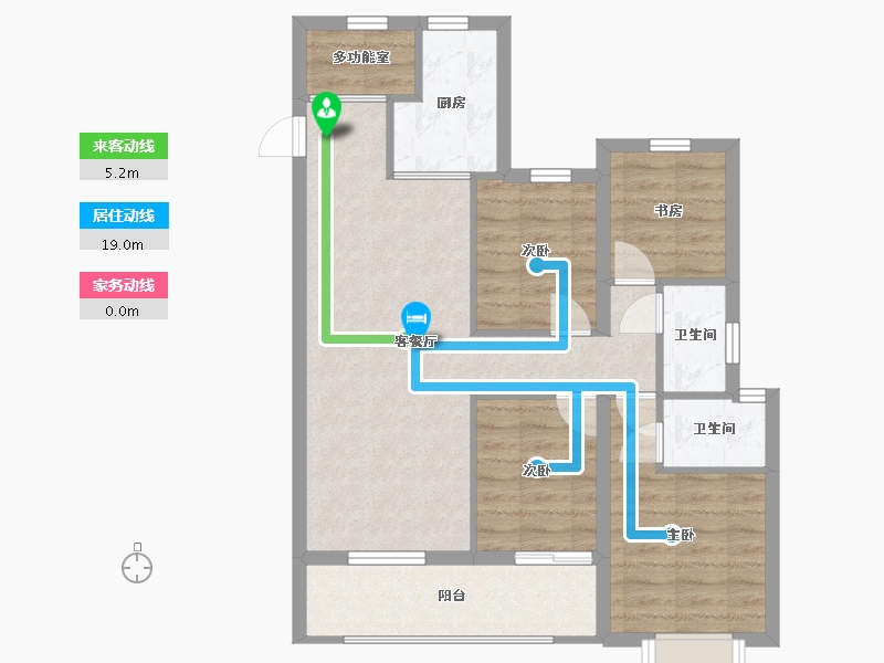 广西壮族自治区-北海市-嘉和冠山海-75.20-户型库-动静线