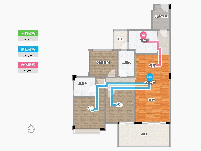 海南省-三亚市-海南陵水富力湾-99.46-户型库-动静线