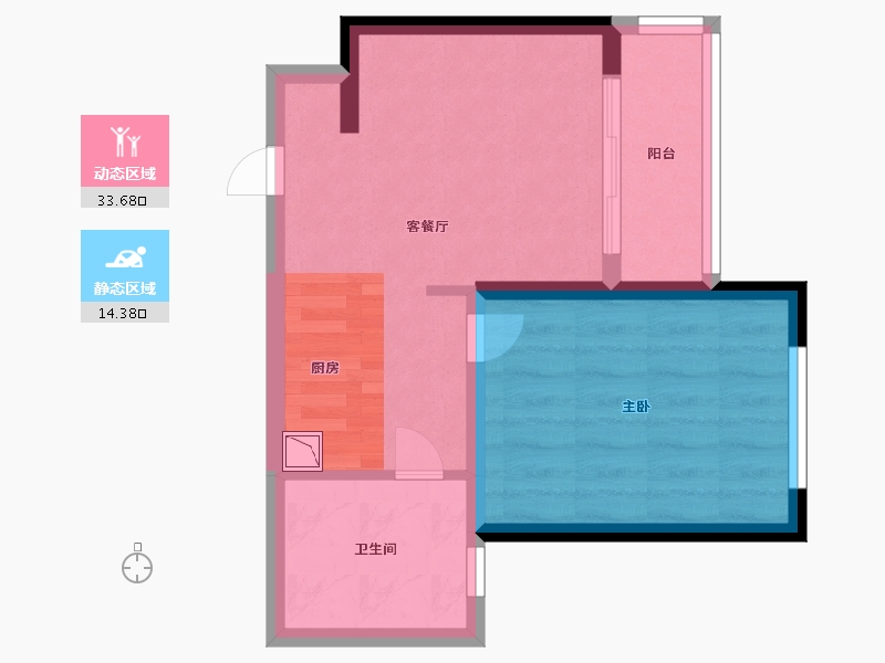 广东省-东莞市-恒大冠珺之光-42.00-户型库-动静分区