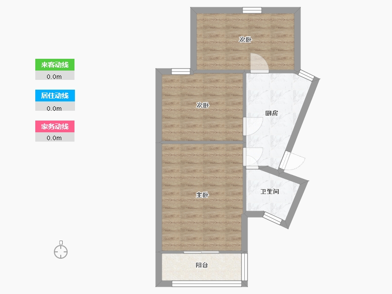 上海-上海市-梅陇十一村-52.22-户型库-动静线