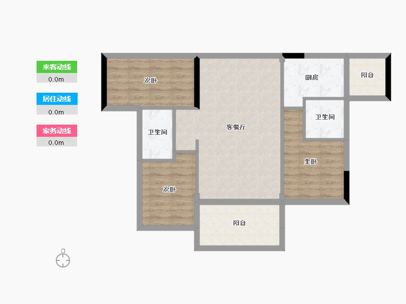 广东省-中山市-丰汇骏廷-74.05-户型库-动静线