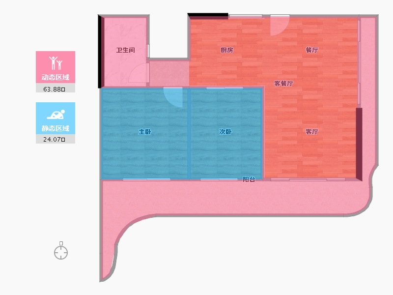 海南省-三亚市-三亚璞海-82.49-户型库-动静分区