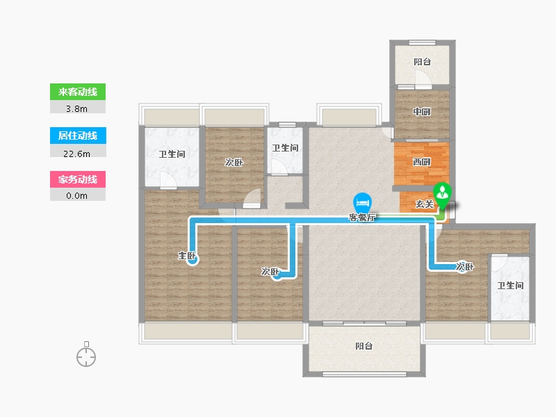 广东省-潮州市-潮安碧桂园-152.39-户型库-动静线