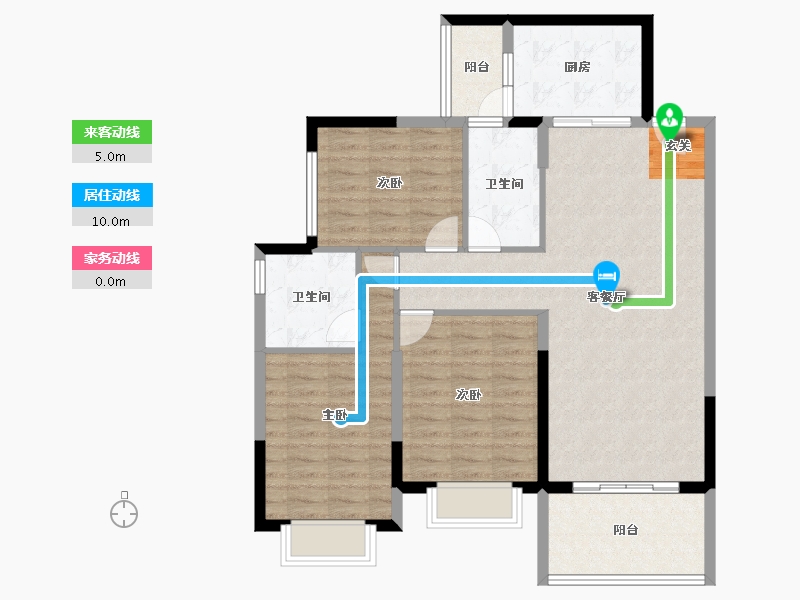 广东省-潮州市-恒大山水城-100.01-户型库-动静线