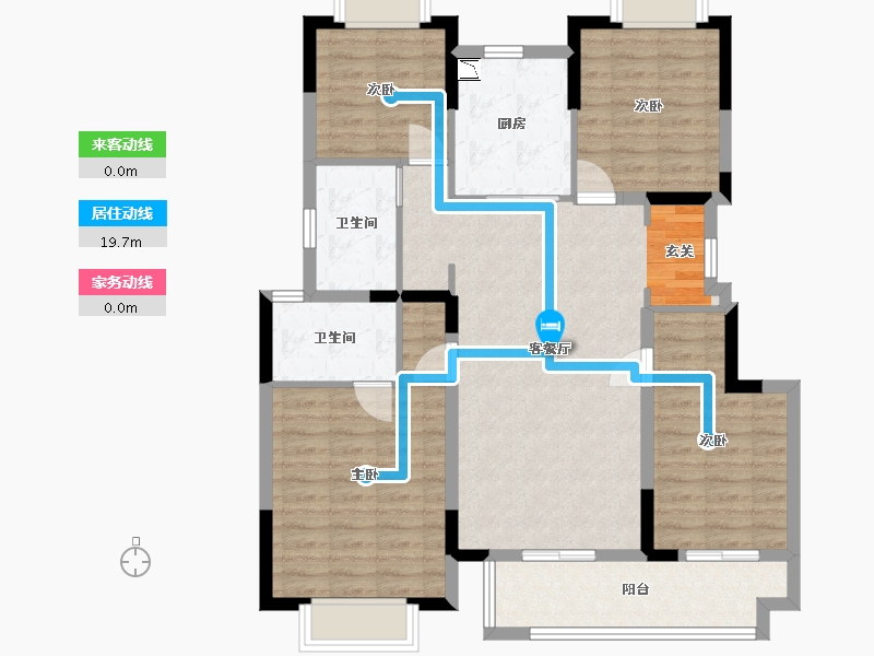 广东省-东莞市-金地名京-101.67-户型库-动静线