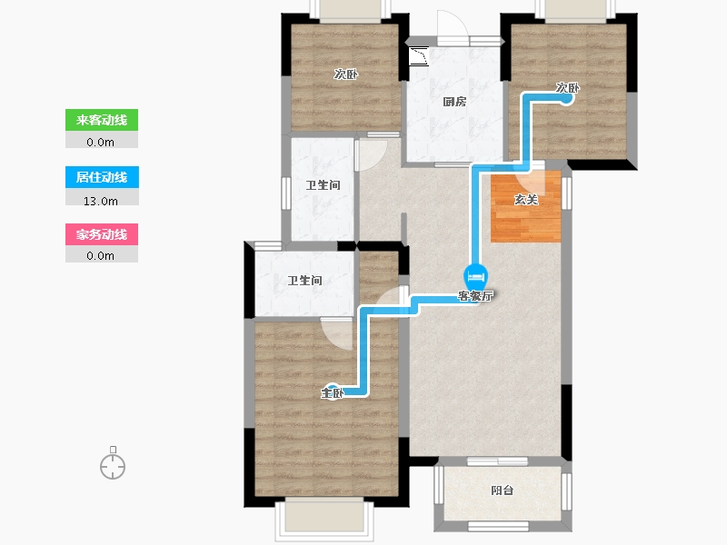 广东省-东莞市-金地名京-83.59-户型库-动静线