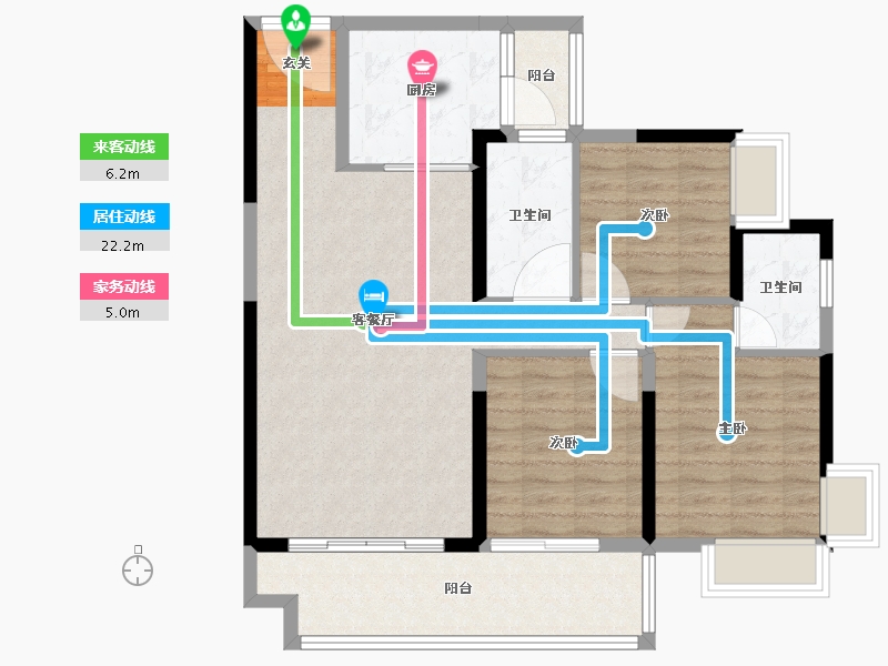 广东省-中山市-敏捷·紫岭天玺-91.00-户型库-动静线