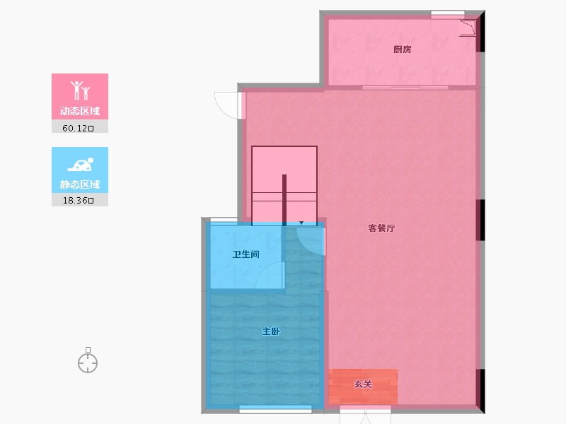 广东省-中山市-敏捷·紫岭天玺-72.16-户型库-动静分区