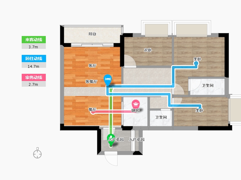 海南省-儋州市-衍宏万国大都会-64.56-户型库-动静线