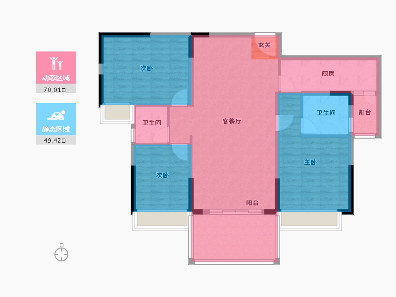 广东省-揭阳市-榕水湾-108.00-户型库-动静分区