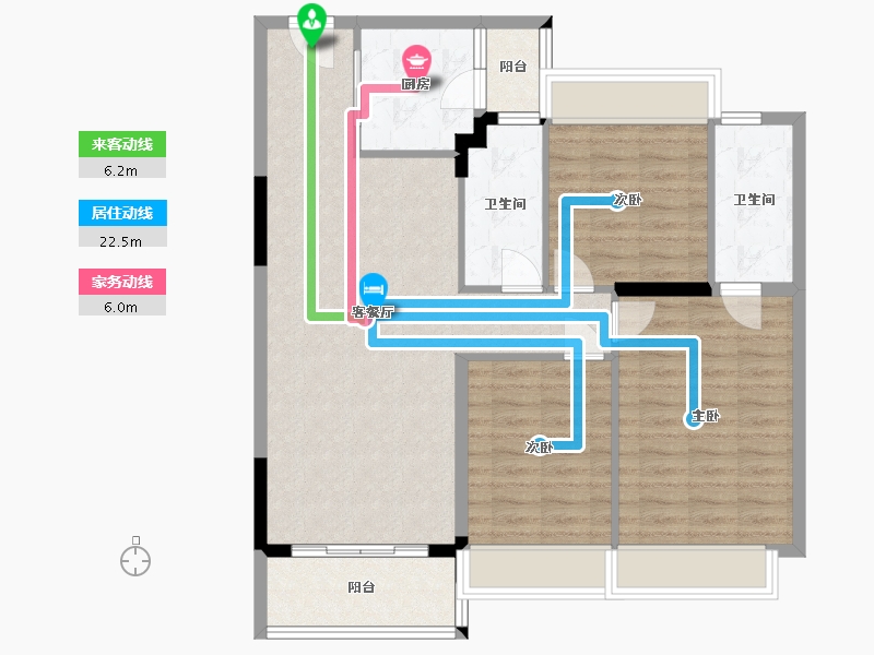 广东省-中山市-澜溪泮岛-94.99-户型库-动静线