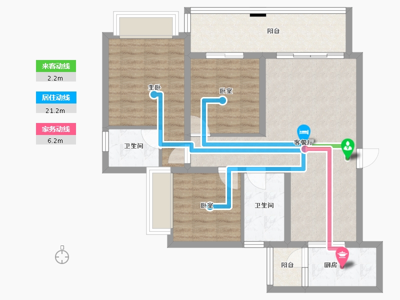 四川省-南充市-鸿华御府-81.56-户型库-动静线