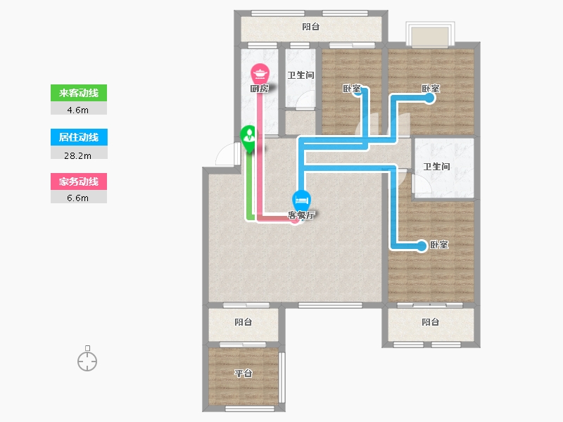 广西壮族自治区-百色市-靖西普罗旺斯-124.02-户型库-动静线