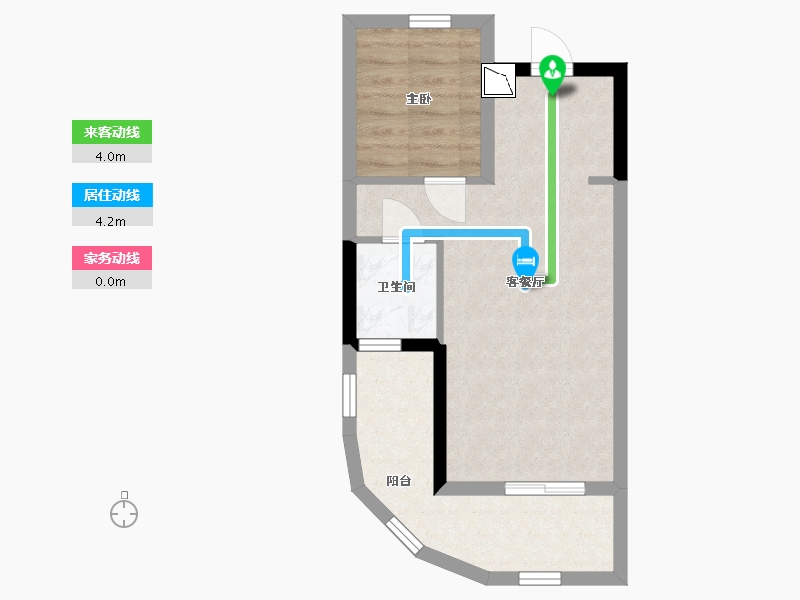 广西壮族自治区-北海市-彰泰海棠湾-43.31-户型库-动静线