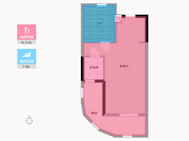 广西壮族自治区-北海市-彰泰海棠湾-43.31-户型库-动静分区