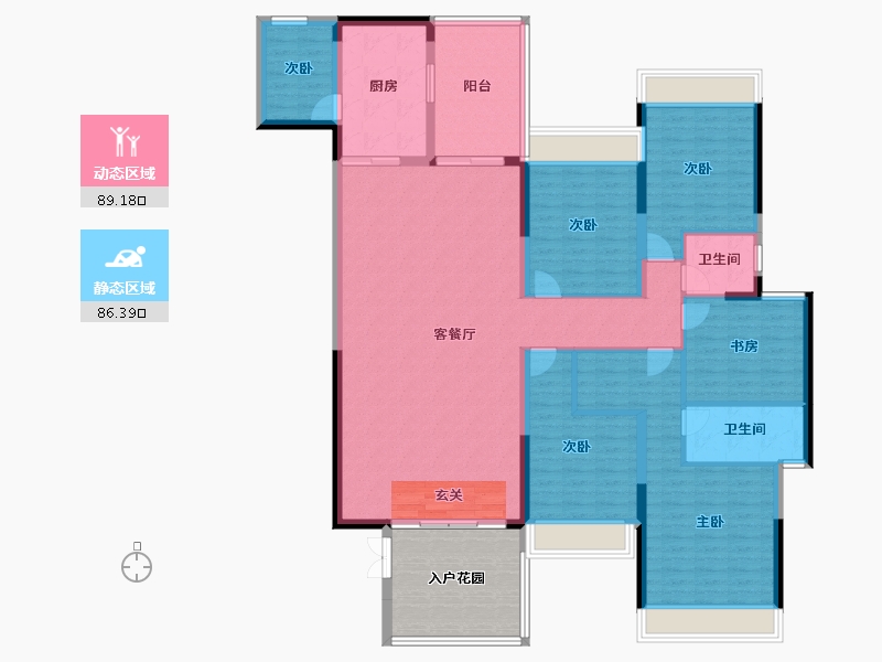 广东省-揭阳市-榕水湾-171.63-户型库-动静分区