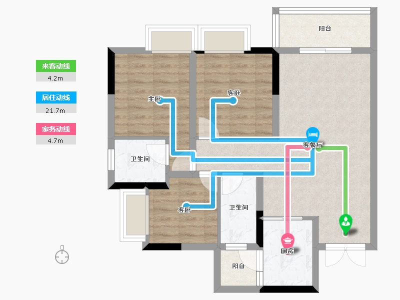 四川省-遂宁市-临江学府-72.36-户型库-动静线