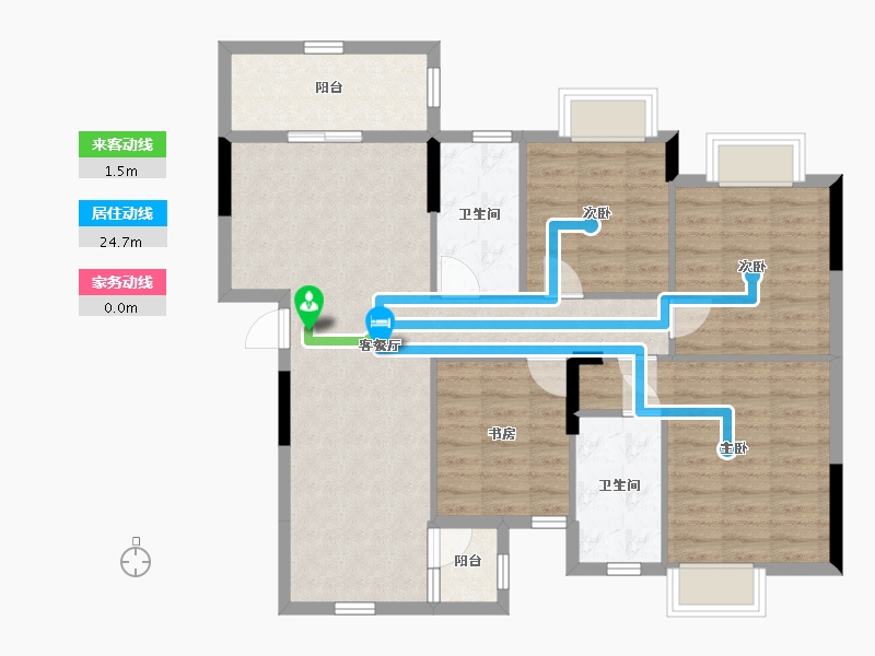 广西壮族自治区-南宁市-天池山中脊-96.65-户型库-动静线