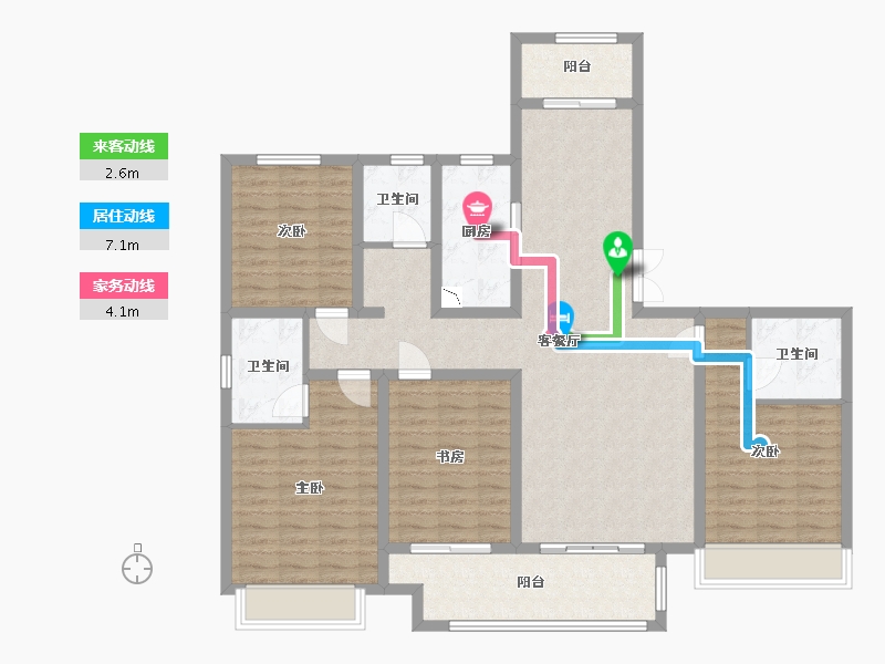 河南省-新乡市-建业世和府-127.01-户型库-动静线