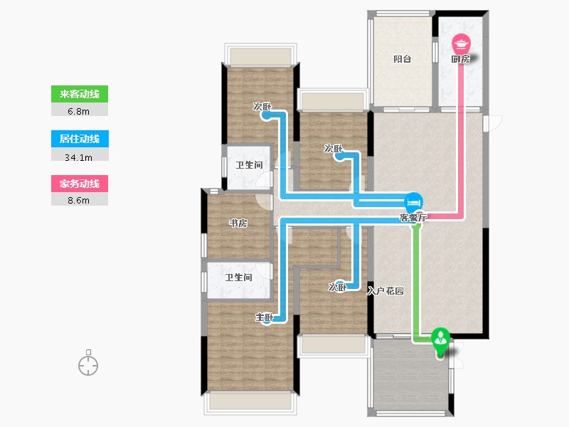 广东省-揭阳市-榕水湾-156.00-户型库-动静线