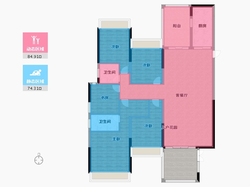 广东省-揭阳市-榕水湾-156.00-户型库-动静分区