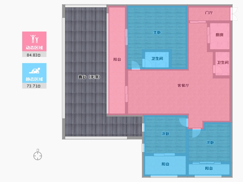 海南省-三亚市-中和龙沐湾-192.95-户型库-动静分区