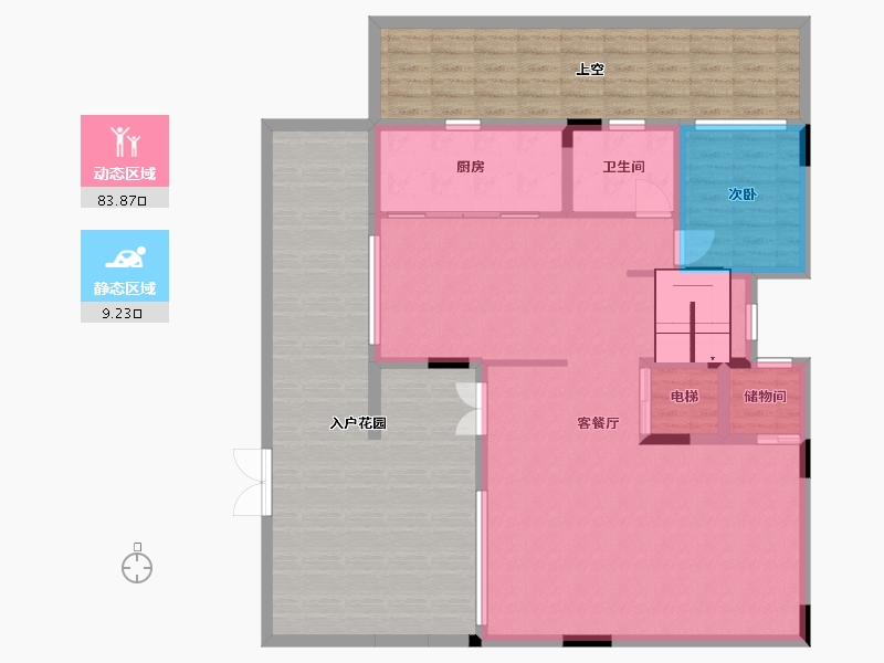 广西壮族自治区-桂林市-彰泰阳朔十里春风-142.48-户型库-动静分区