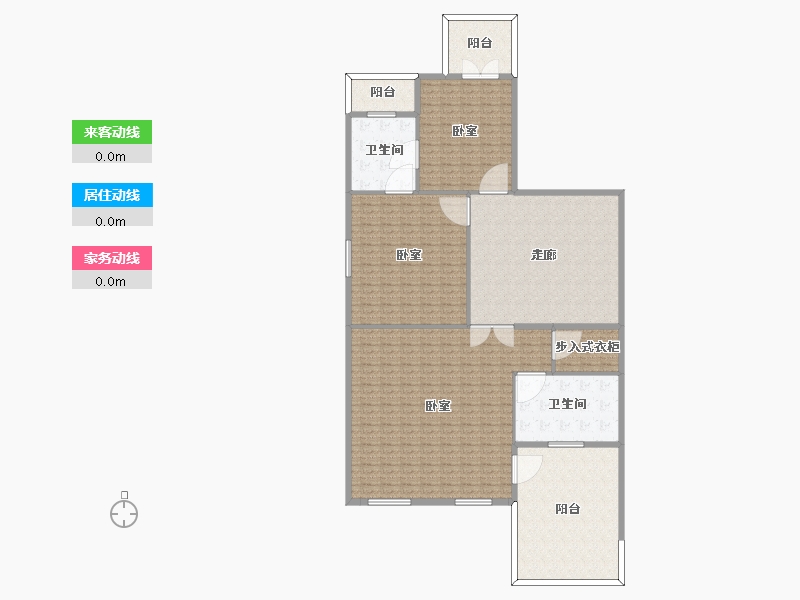 浙江省-杭州市-融创金成西溪海-238.00-户型库-动静线