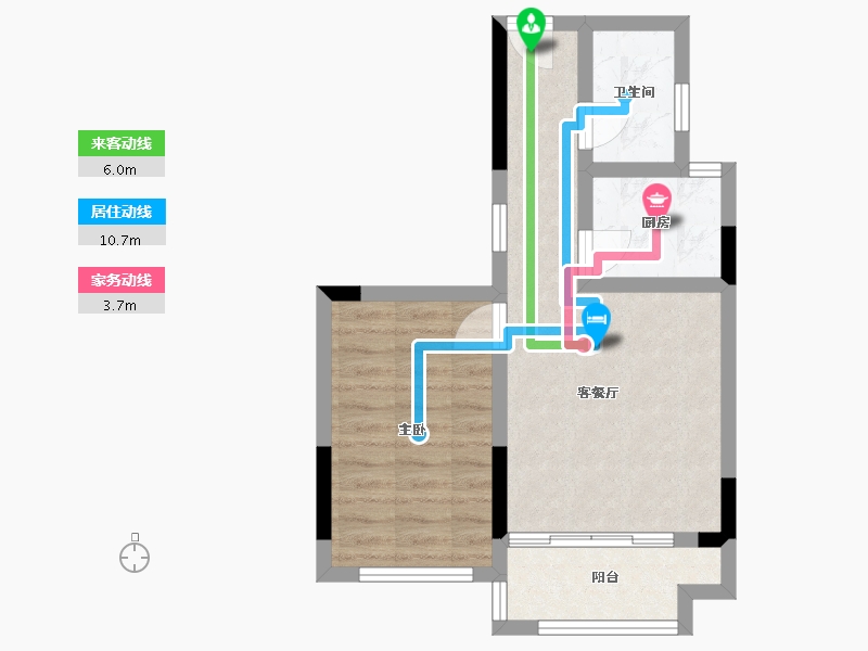 广西壮族自治区-桂林市-彰泰阳朔十里春风-45.58-户型库-动静线