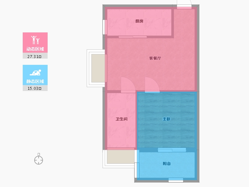 广西壮族自治区-北海市-龙湖壹号-37.74-户型库-动静分区