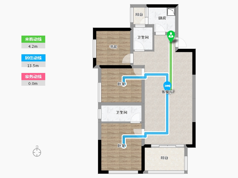 四川省-绵阳市-隆生誉峰-81.13-户型库-动静线