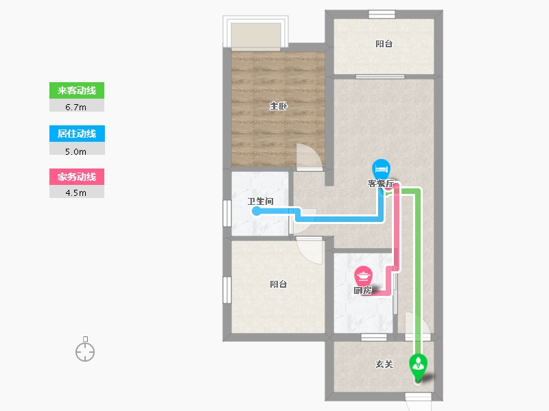 广西壮族自治区-北海市-强盛城市海岸-58.10-户型库-动静线