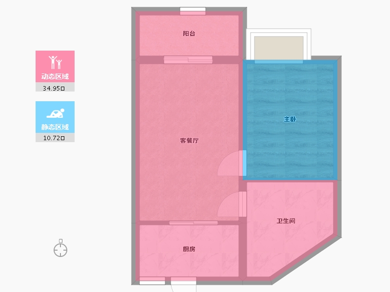 广西壮族自治区-北海市-强盛城市海岸-40.50-户型库-动静分区