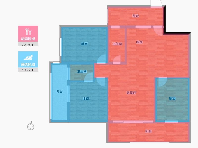 广西壮族自治区-百色市-靖西普罗旺斯-108.59-户型库-动静分区