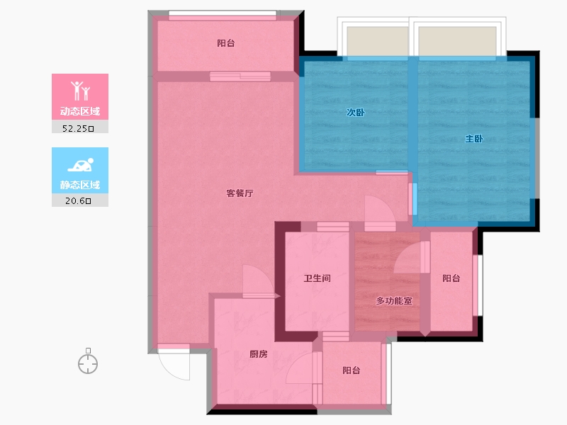 四川省-内江市-西城国际社区-63.33-户型库-动静分区