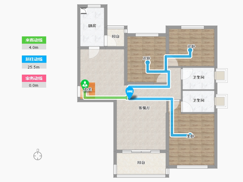 广东省-潮州市-潮州恒大城-106.40-户型库-动静线