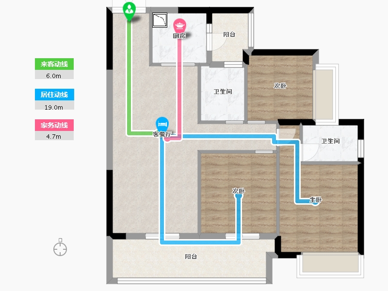 广东省-中山市-正德天水湖-93.80-户型库-动静线