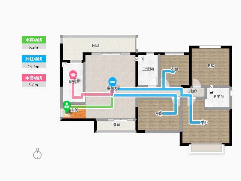 广东省-潮州市-潮州恒大城-122.00-户型库-动静线