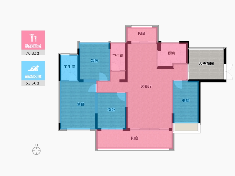 广西壮族自治区-桂林市-桂林大龙府-121.17-户型库-动静分区