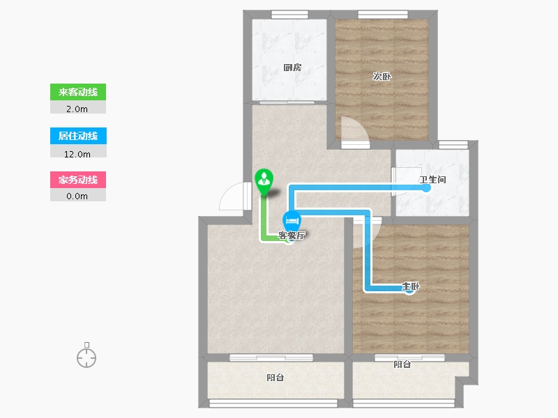 浙江省-杭州市-新弘斯维登森林度假村-71.00-户型库-动静线