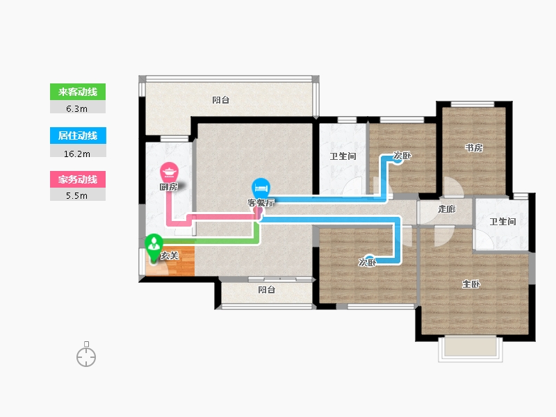 广东省-潮州市-潮州恒大城-117.60-户型库-动静线