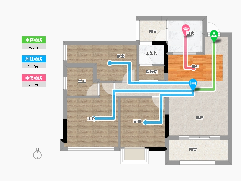 四川省-绵阳市-三多新时代-71.92-户型库-动静线