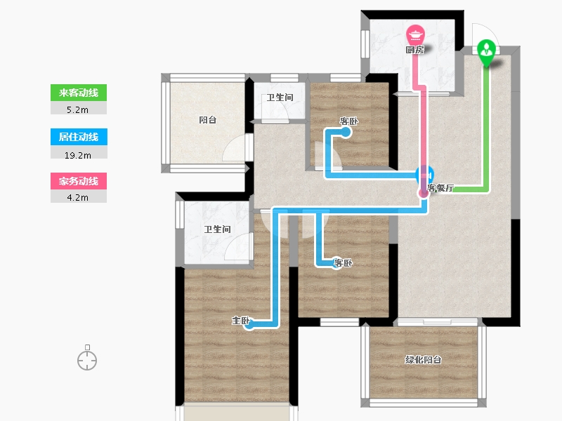 广西壮族自治区-南宁市-中建邕和府-77.99-户型库-动静线