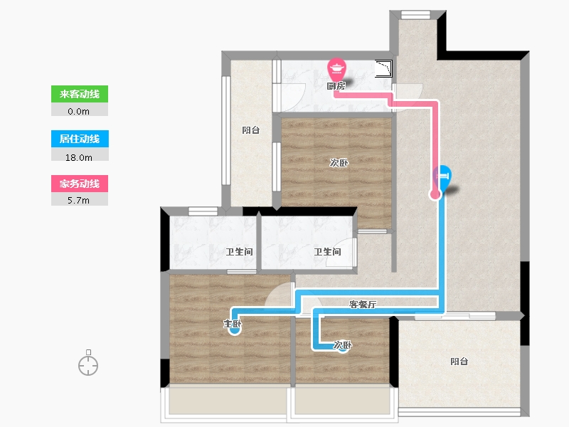 广东省-中山市-中铭新达城-79.20-户型库-动静线