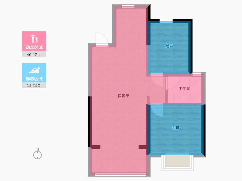 广西壮族自治区-北海市-银河云谷里-52.91-户型库-动静分区