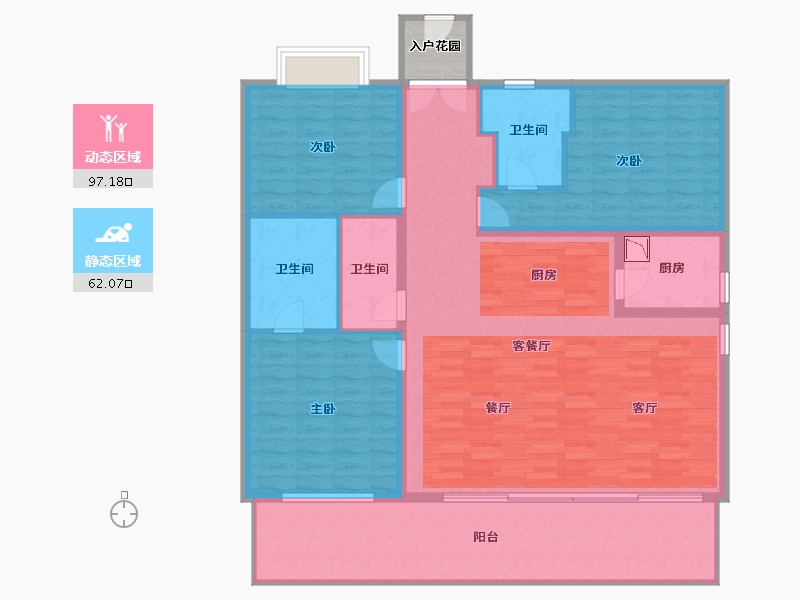 海南省-三亚市-棠岸-149.17-户型库-动静分区